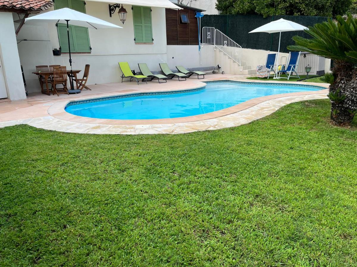 Villa Paradiso, Logement Avec Piscine, Nice Nord Екстер'єр фото
